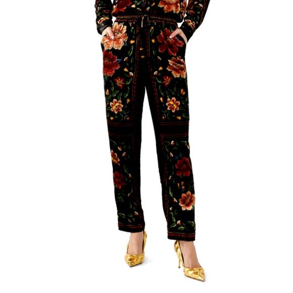 Farm Rio Women's Macaws Garden Pants Size XS - Picture 1 of 9